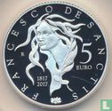 Italië 5 euro 2017 (PROOF) "200th anniversary of the birth of Francesco de Sanctis" - Afbeelding 1