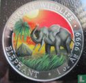 Somalia 100 Shilling 2017 (gefärbt) "Elephant" - Bild 2