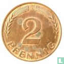 Allemagne 2 pfennig 1963 (F) - Image 2