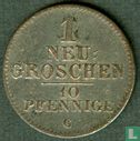 Saxony-Albertine 1 neugroschen / 10 pfennige 1841 - Image 2