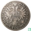 Oostenrijk 1 florin 1886 - Afbeelding 1