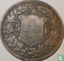 Switzerland 5 francs 1909 - Image 2