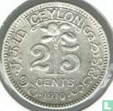Ceylan 25 cents 1910 - Image 1
