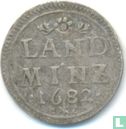 Beieren 10 pfennig 1682 - Afbeelding 1