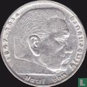 Duitse Rijk 5 reichsmark 1936 (met hakenkruis - E) - Afbeelding 2