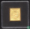 Gouden Postzegel Wilhelmina 1891 - Image 1