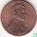 United States 1 cent 2017 (D) - Image 1