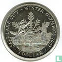 Cook Islands 1 dollar 2001 "2002 Winter Olympics - Salt Lake City" - Image 2