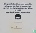 Jubileumbord 100 jaar Mosa - Image 2