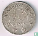 Hong Kong 50 cents 1905 - Image 1