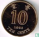 Hong Kong 10 cents 1993 - Afbeelding 1