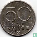 Norwegen 50 Øre 1991 - Bild 2