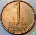 Nederland 1 cent 1974 - Afbeelding 1