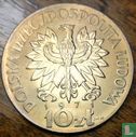 Pologne 10 zlotych 1971 (essai - cuivre-nickel) "FAO - Baby sucking breast" - Image 1
