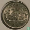 Seychellen 25 cents 1969 - Afbeelding 1