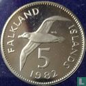 Falkland Islands 5 pence 1982 - Image 1