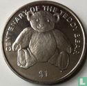 Britse Maagdeneilanden 1 dollar 2002 "Centenary of the Teddy Bear" - Afbeelding 2