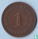 German Empire 1 pfennig 1874 (F) - Image 1