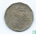 India 2 rupees 1992 (Hyderabad) - Image 1