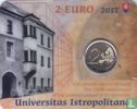 Slovakia 2 euro 2017 (coincard) "550th anniversary of Istropolitana University" - Image 1