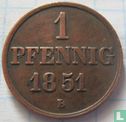 Hannover 1 pfennig 1851 - Image 1