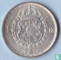 Zweden 1 krona 1945 (TS/G) - Afbeelding 1