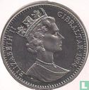 Gibraltar 1 crown 1994 "25th anniversary of the first man on the moon - first step on the moon" - Afbeelding 1