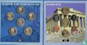 Griekenland combinatie set 2000 - 2001 "Last coins before euro" - Afbeelding 3