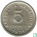 Argentine 5 centavos 1956 - Image 1