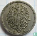 Duitse Rijk 5 pfennig 1889 (D)