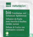 bio Früchtetee mit Schweizer Apfelminze - Afbeelding 1