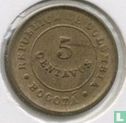 Colombie 5 centavos 1901 (monnaie de léproserie) - Image 2