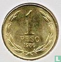 Chili 1 peso 1986 - Image 1