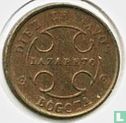 Colombie 10 centavos 1901 (monnaie de léproserie) - Image 2