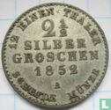 Prusse 2½ silbergroschen 1852 - Image 1