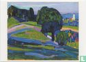 Paysage à Murnau (Landschaft mit dunklem Baum), 1908 - Afbeelding 1