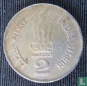 India 2 rupees 2002 (Hyderabad) - Image 2
