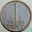 Netherlands 1 cent 1951 - Image 1