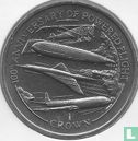 Isle of Man 1 crown 2003 "100th anniversary of Powered Flight - Zeppelin and planes" - Image 2