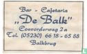 Bar Cafetaria "De Balk" - Image 1