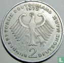 Allemagne 2 mark 1972 (J - Konrad Adenauer) - Image 1
