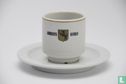 Coffee cup and saucer - Sonja 305 - Wapen Ruurlo - Mosa - Image 1