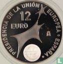 Spain 12 euro 2002 (PROOF) "Presidency of the European Union Council" - Image 2