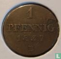 Hannover 1 pfennig 1837 (B) - Afbeelding 1