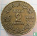 Maroc 2 francs 1945 (AH1364) - Image 1