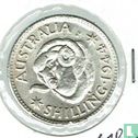 Australia 1 shilling 1944 S - Image 1