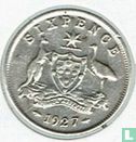 Australia 6 pence 1927 - Image 1