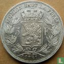 België 5 francs 1851 (zonder punt boven jaartal) - Afbeelding 1