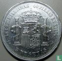 Spain 5 pesetas 1871 (1874) - Image 2