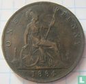 United Kingdom 1 penny 1884 - Image 1
